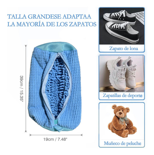 Bolsa De Lavandería Para Zapatos,cremallera Invisible Para