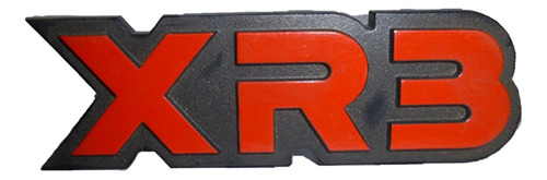 Insignia Emblema Xr3 Rojo De Ford Escort 88/92 Nueva!!