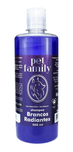 Shampoo Branqueador Para Cães E Gatos Matizador Pet 500ml