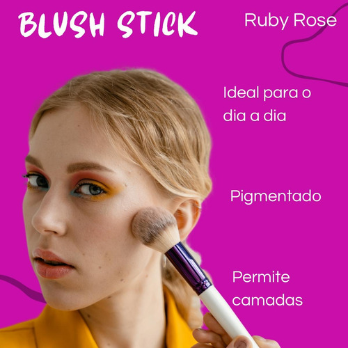 Blush Stick Bastão Ruby Rose Solar Orange