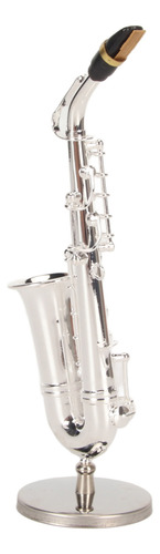 Soporte Y Estuche Para Saxofón En Miniatura Para Miniinstrum