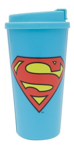 Imagem 1 de 2 de Copo Plástico 500ml Grab And Go - Dc Comics Superman