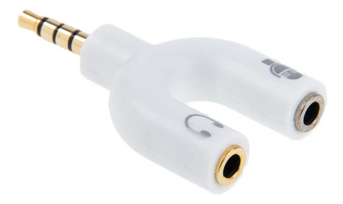 Adaptador Divisor Estereo Auxiliar 3.5mm Audifonos Microfono
