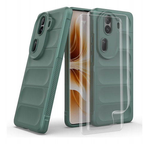 Funda Case Rudo Uso Silicona For Oppo Reno 11 Pro + 2 Mica