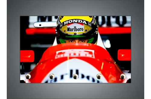 Llavero decorativo para coche de Fórmula 1 de Ayrton Senna