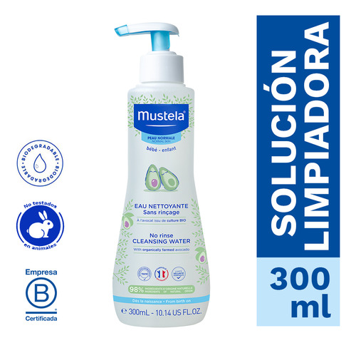 Mustela - Solución Limpiadora 300ml
