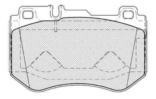 Pastilla De Freno Mercedes Benz Clase C Rodado 16 2016 / 
