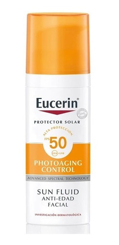 Eucerin Sun Fluido Antiedad Fps 50 X 50 Ml