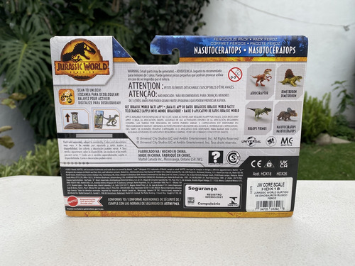 Nasutoceratops Pack Feroz Jurassic World Dominion (Usado)