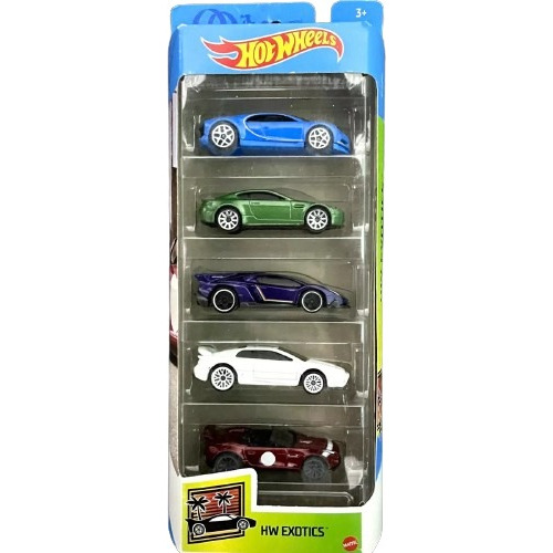 Hot Wheels Hw Exotics 5 Pack (2021) Set Exotico