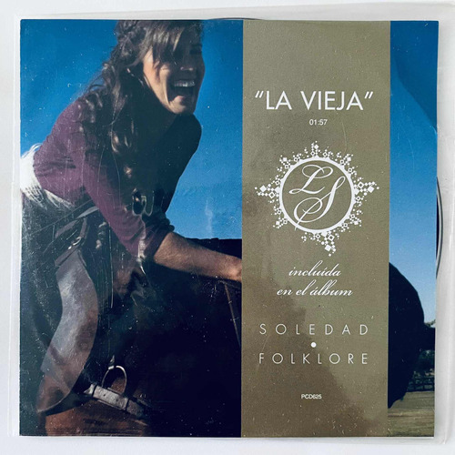 La Vieja - Soledad - Folklore Cd Single Promoción Nuevo 