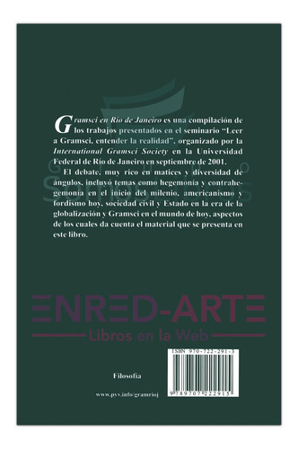 Gramsci En Río De Janeiro - Dora Kanoussi