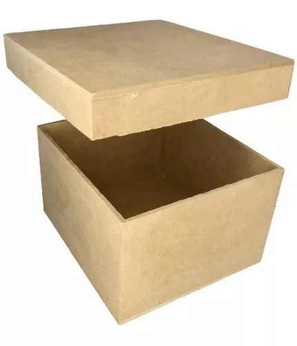 Caja de madera 4 con tapa - 32x23,9x12,5cm - CajasPack