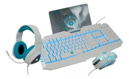 Teclado/mouse/tapete Y Diadema Gaming Vortred By Perfect Cho