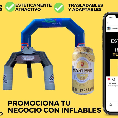Imagen 10 de 10 de Igloo Inflables, Toldos, Stand, Réplicas, Arcos, Botellas.