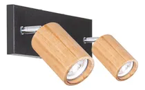 Comprar Lampara Aplique Pared 2 Luces Moderno Spot Movil Led Gu10 Color Negro Gioluce