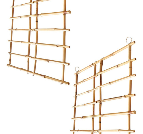 Suporte De Plantas Tutor Floreira Vertical Horta Varanda 50c Cor Da Estrutura Bege