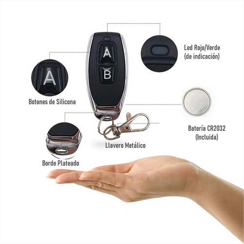 Relé 1 Canal, In/out 220v Ac, Control Remoto Learning Code