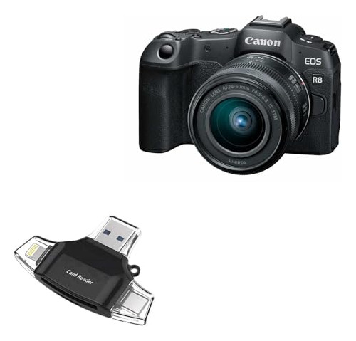 Lector De Tarjetas Sd Y Microsd Para Canon Eos R8 - Jet Blac