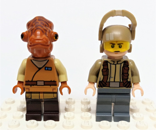 Lego Star Wars Admiral Ackbar & Resistance Trooper De 75140 (Usado)