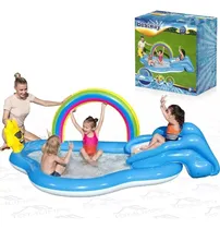 Comprar Centro Juego Pileta Inflable Arcoiris Sol Brillante Bestway