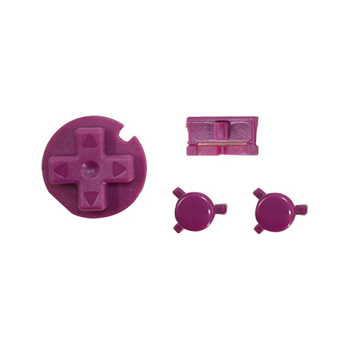 Botones Morado Solido Para Game Boy Pocket Gbp