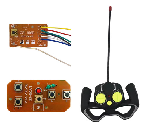 4ch Rc Sistema De Radio De Control Remoto Circuito Pcb