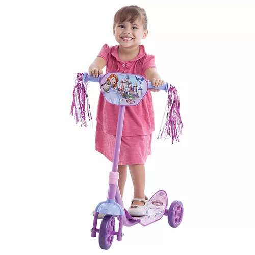 Patinete Infantil Multibrink Princesinha Sofia Feminino