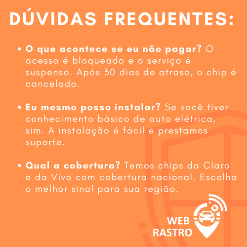 Rastreador Veicular Gps Com Chip E Aplicativo Em Tempo Real!