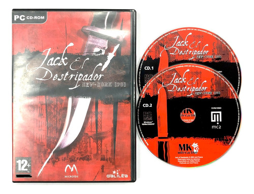 Jack El Destripador New York 1901 - Juego Original Pc Cd