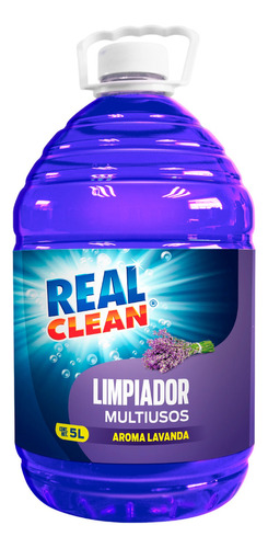 Limpiador Multiusos Y Aromatizante Real Clean 5 Lts Lavanda