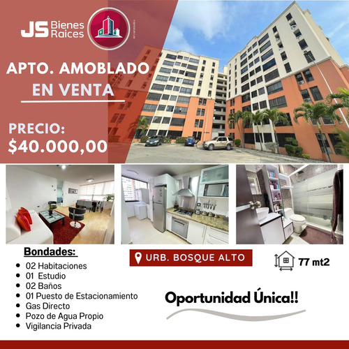 Apartamento Remodelado En Bosque Alto - 002jsc