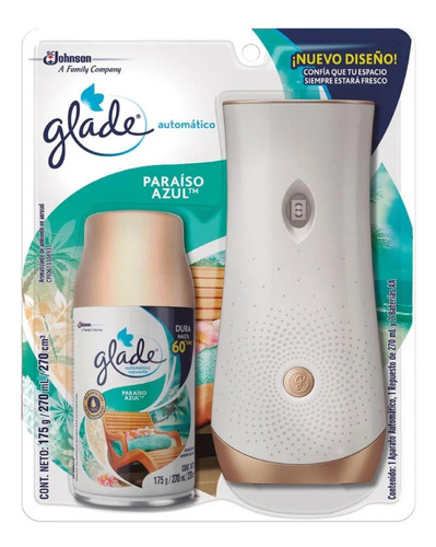 Glade Ambientador Automático 1 Máquina + 1 Repuesto