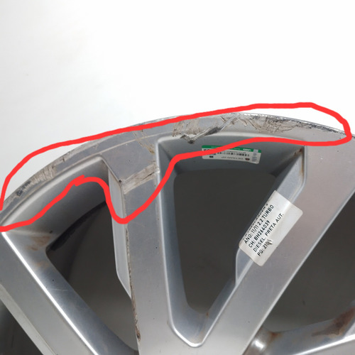 Roda Aro 19 Freelander 2 2.2 2011 / 2012 Nºbh521007ba (Usado)