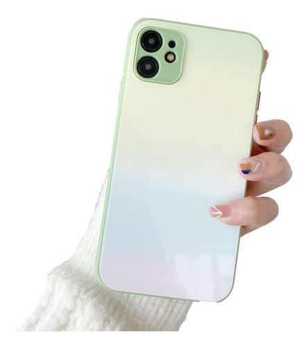 Funda Celular Generica P/ iPhone Pastel Protector Camara Tpu