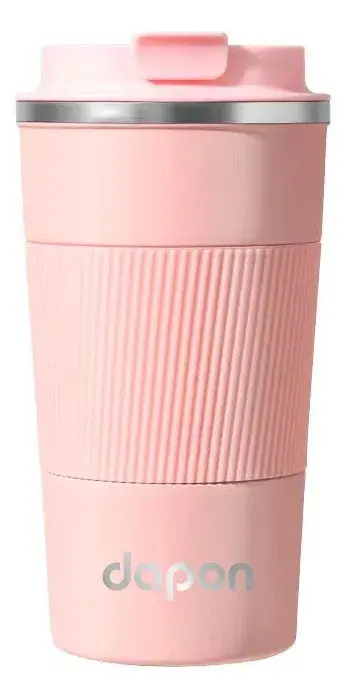 Copo Térmico Dapon 510ml Aço Inox Quente E Frio Cor Rosa