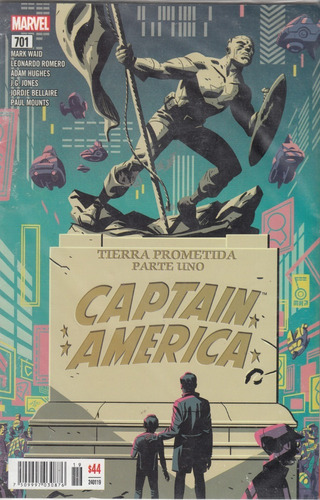 Comic Marvel  Capitan America # 701 Tierra Prometida 