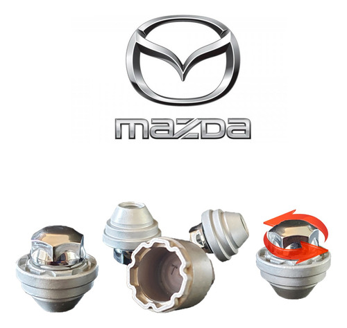 Birlos De Seguridad Mazda 3 Hatchback 2020 - Envío Gratis -