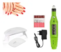 Comprar Pulidor Electrico De Uñas + Lampara Led Uv Secadora De Uñas