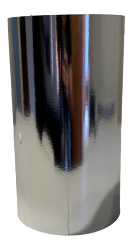 Vinilo Adhesivo De Corte 30 Cm X 1 Mts, Plateado Metalizado