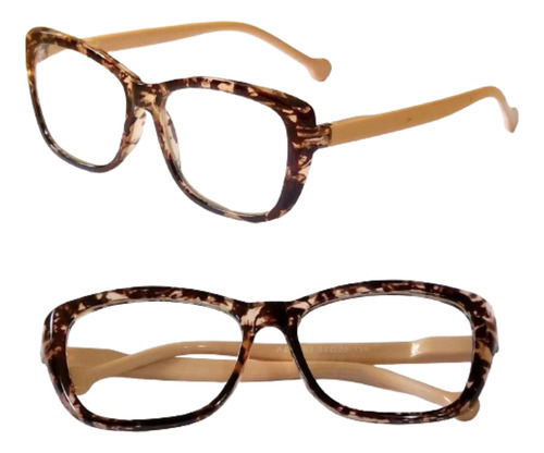 Óculos Para Leitura Perto Feminino Oncinha De Grau +1.25