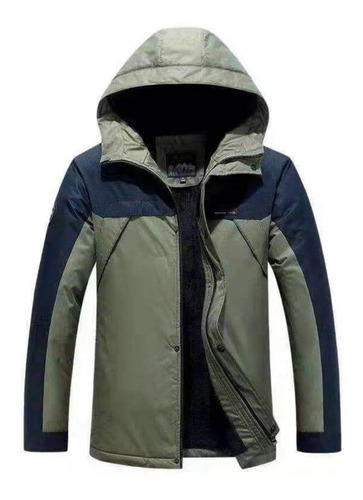 Chaqueta Outdoor Con Chiporro Para Hombre Repelente Al Agua