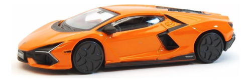 Miniatura Carro Lamborghini Revuelto Street Fire Laranja 1/4