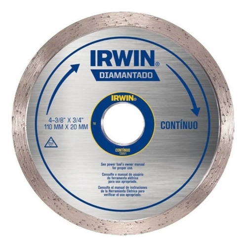 Disco Diamantado Continuo 13900 Rpm Irwin