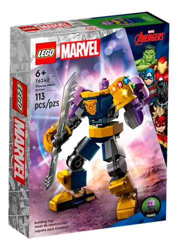 Armadura Robotica Lego De Thanos 113pcs 76242