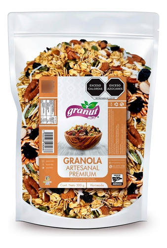 Granola Premium (500g) Granut Mix 100% Natural Y Artesanales