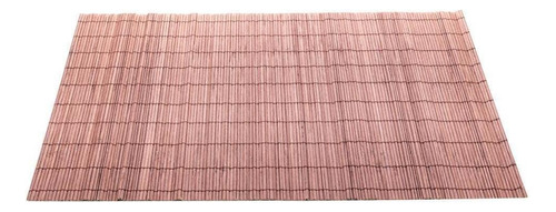 Lugar Americano De Bambu Pratico Esteira Marrom 30x45cm Lyor