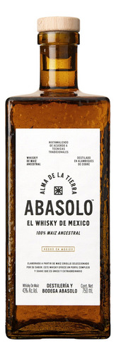 Pack De 6 Whisky Abasolo De Maiz 750 Ml