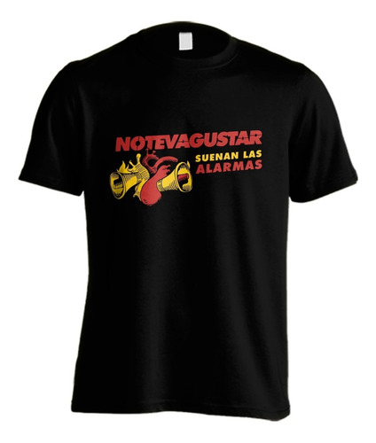 Remera Ntvg Notevagustar #20 Rock Artesanal Planta Nuclear