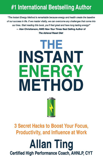 Libro: The Instant Energy Method: 3 Secret Hacks To